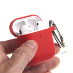 Чехол для AirPods, карбоновый, WIWU APC005, 012532 Красный