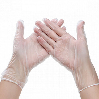 Перчатки винил неопудренные L 100шт benovy