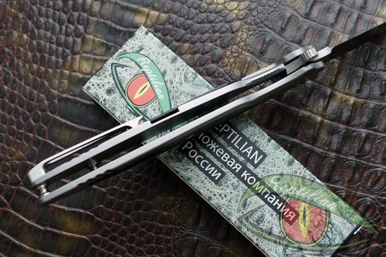 Складной нож REPTILIAN Магистр 2-2 c клинком из стали D2, рукоять G10