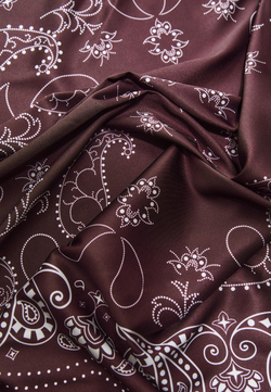 STRADIVARIUS Платок с принтом, бургунди