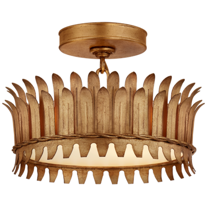 Потолочный светильник Visual Comfort Leslie 12" Semi-Flush