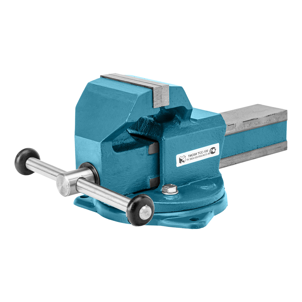 Тиски слесарные, 100 мм, поворотные (Глазов)