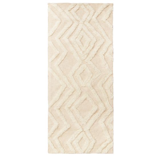 Ковер из новозеландской шерсти и хлопка imphal из коллекции ethnic, 70x160см