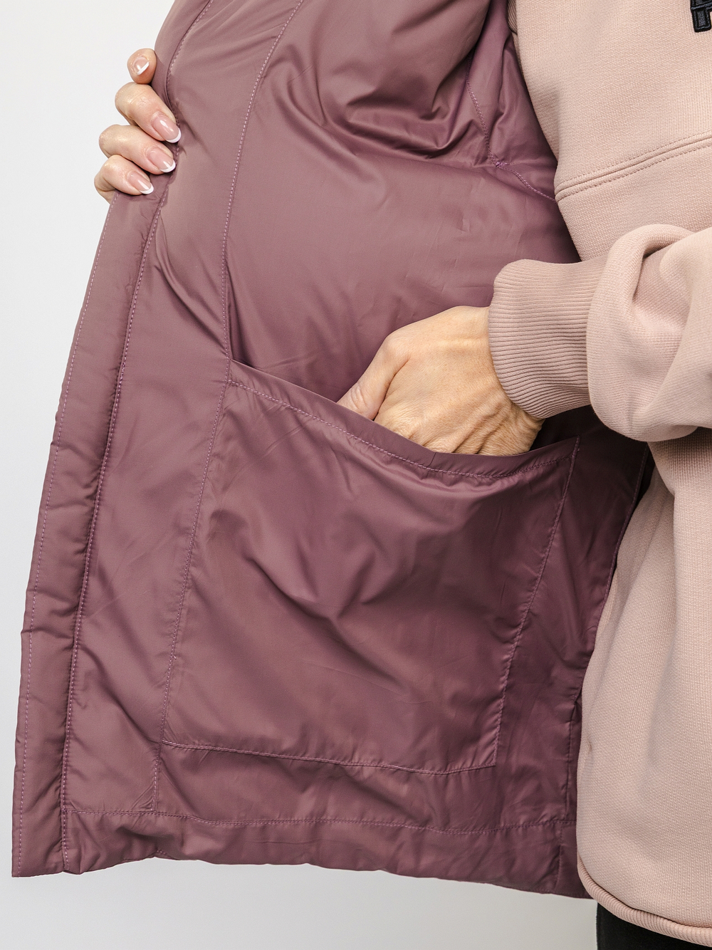 Жилет "НОХО" утеплённый, унисекс, цвет "Лиловая дымка"