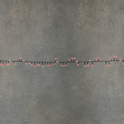 Гирлянда ягодки красный свет 550 LED Luca Lighting