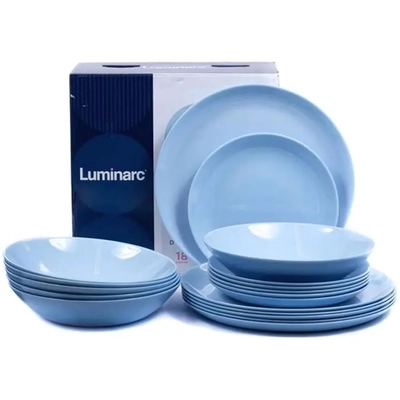 Набор столовой посуды 18 предметов «Дивали лайт блю» P2962