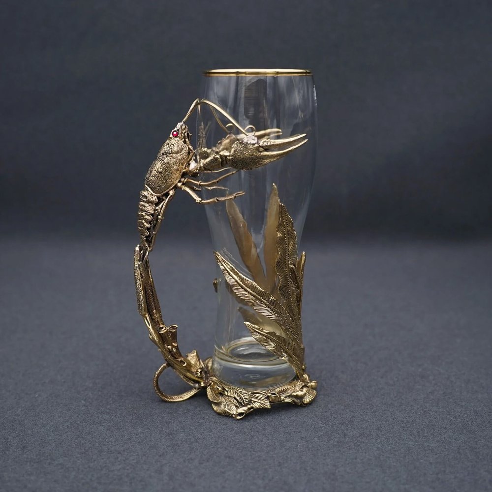 Бокал для пива подарочный "Рак"