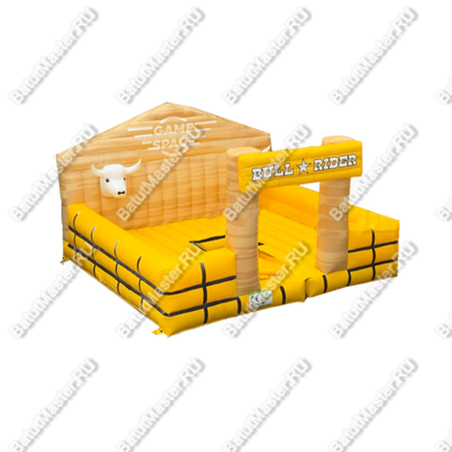 Надувной батут для аттракциона Родео "Дикое Родео", 5*5*3 м