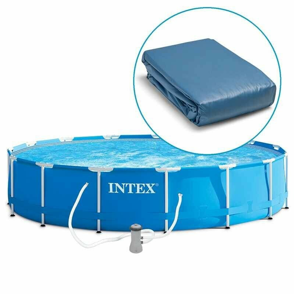 Чаша Intex 10616 для каркасных бассейнов Metal Frame Pool размером 366х76 см