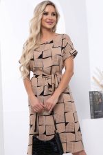 Платье "Бренди" (кофе с молоком) П7014 LT Collection (Акция)