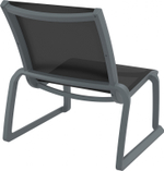 Стул пластиковый Siesta Contract Pacific Lounge, темно-серый, черный