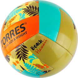Мяч для пляжного волейбола TORRES Hawaii V32075B, размер 5