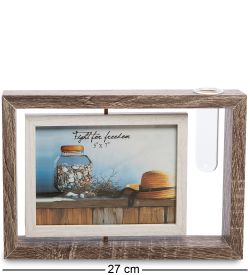 GAEM Home PH-24/ 2 Фоторамка-зеркало с вазочкой (13х18)