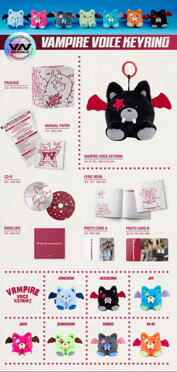 Альбом ENHYPEN - THE SIN : VANISH (Voice Keyring Ver.)