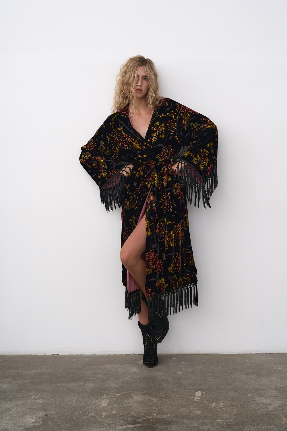 Кимоно из бархата