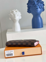 Louis Vuitton Wallet Damier Ebene/ Rose Ballerine