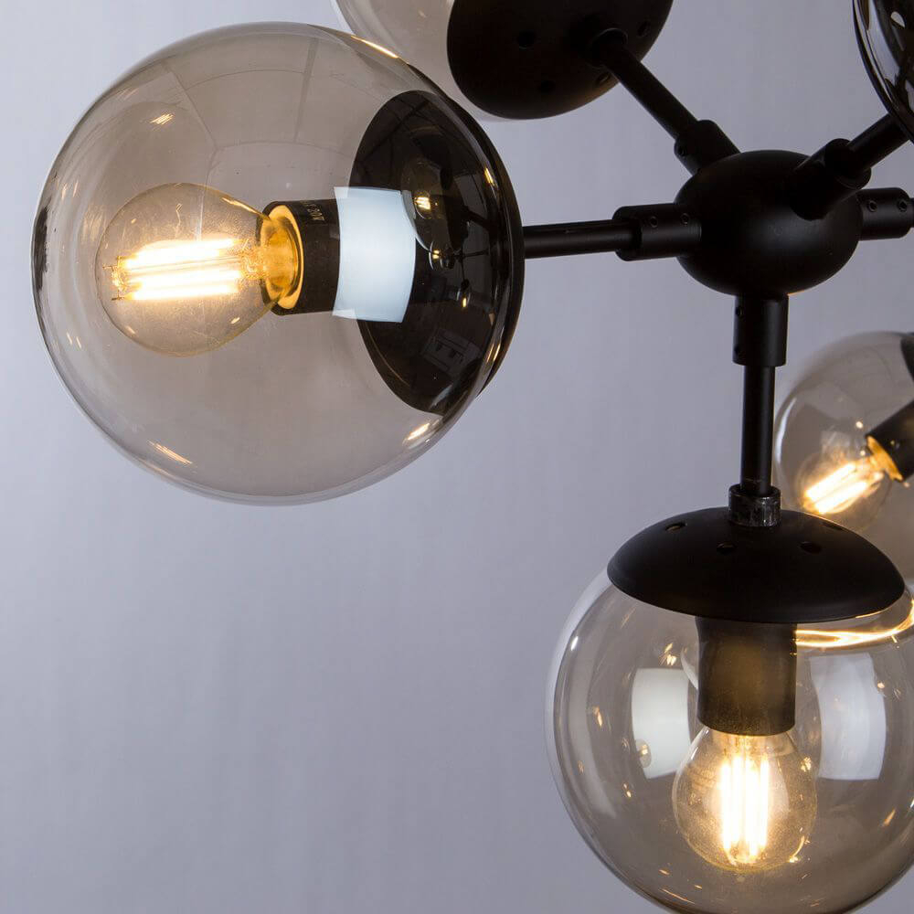 Люстра на штанге Arte Lamp A1664SP-12BK
