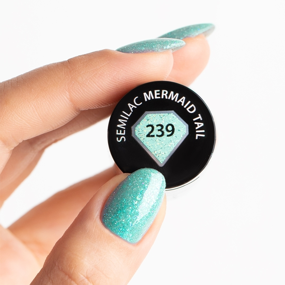 Semilac UV Hybrid Sea Queen - гибридный лак для ногтей, 7 ml