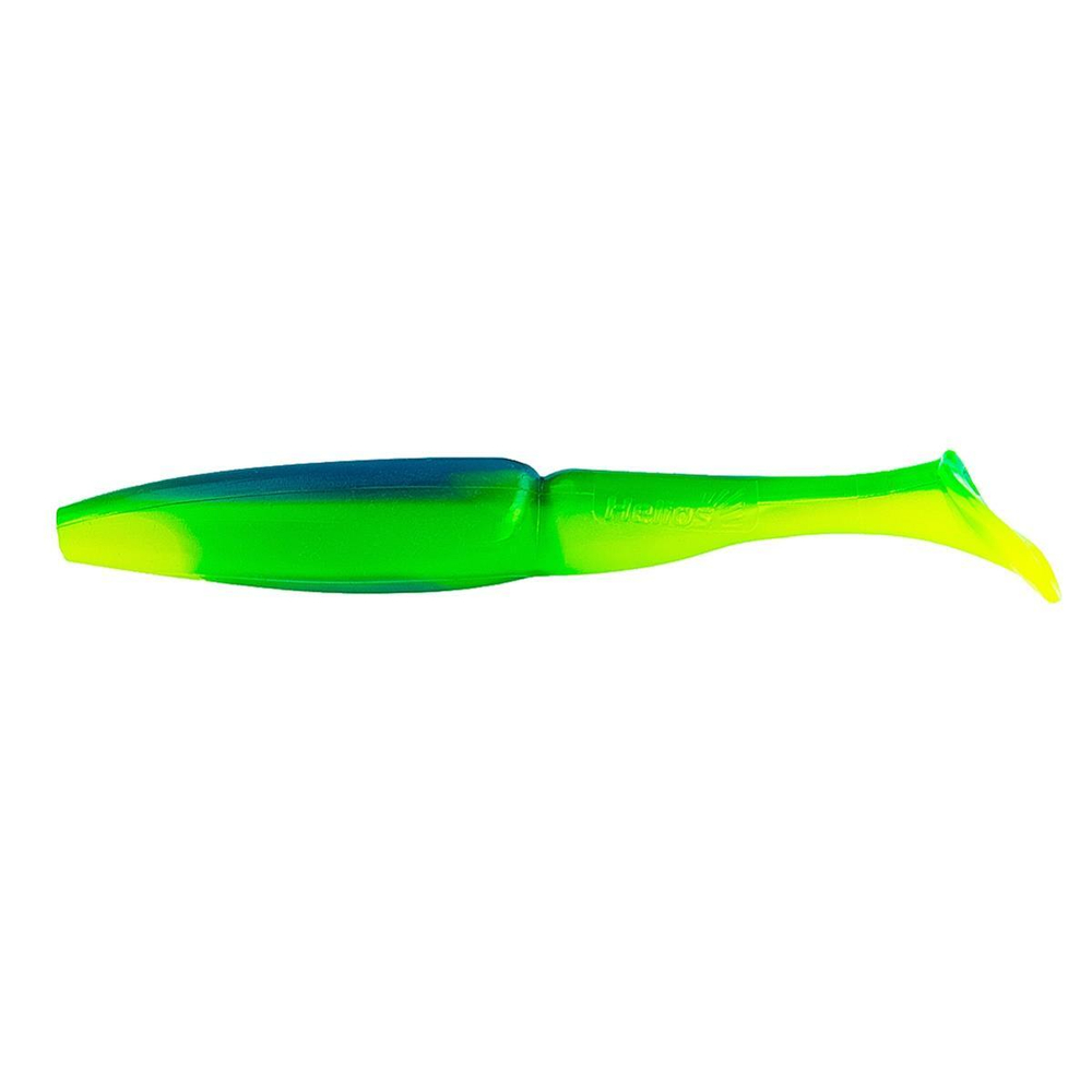 Виброхвост Guru 4,0"/10,16 см Blue Lime 7шт. (HS-30-040) Helios