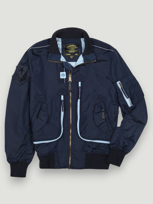 Куртка бомбер - Alpha Industries Richardson (синяя - r.blue)