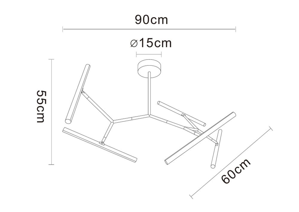 Люстра на штанге Arte lamp