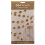 Гирлянда Круги Gold блеск 2,1м 6шт