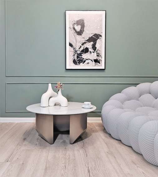 Трехместный диван Bubble 245 см, серый