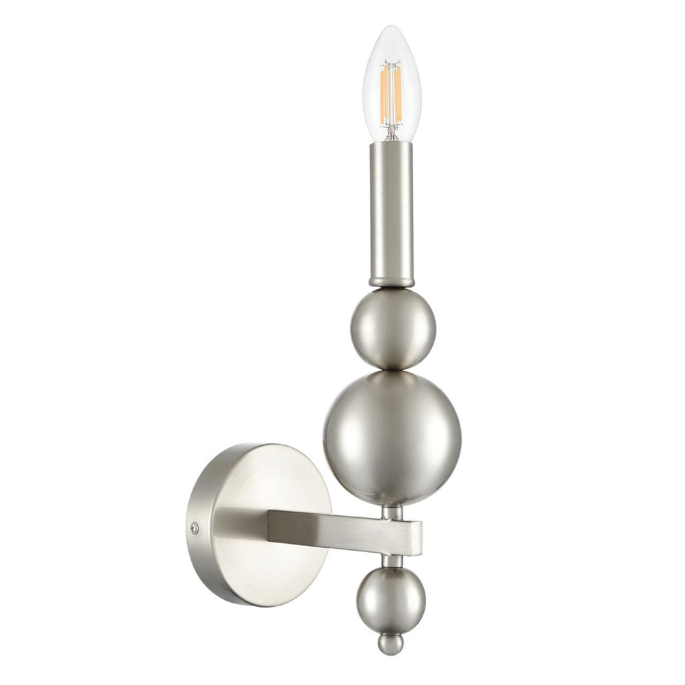 8107/1W MODERNI LN26 никель, металл Бра E14 1*40W 220V NANA