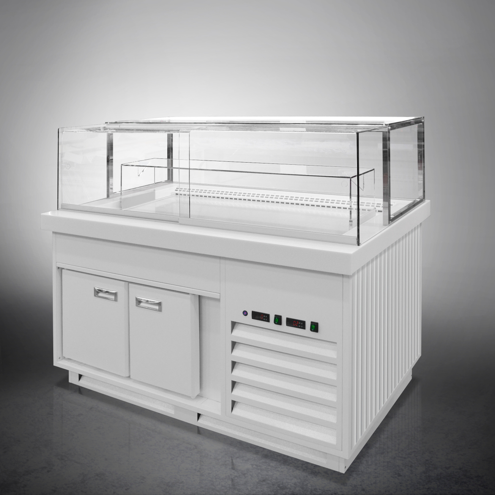 Кондитерская напольная холодильная витрина Finist Maria