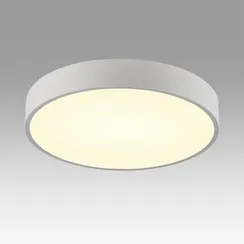 7757/48L MITRA LED SN 539 Светильник металл/акрил/белый LED (40Вт+8Вт) 4000K+4000K D500 IP20 подсветка QUASAR
