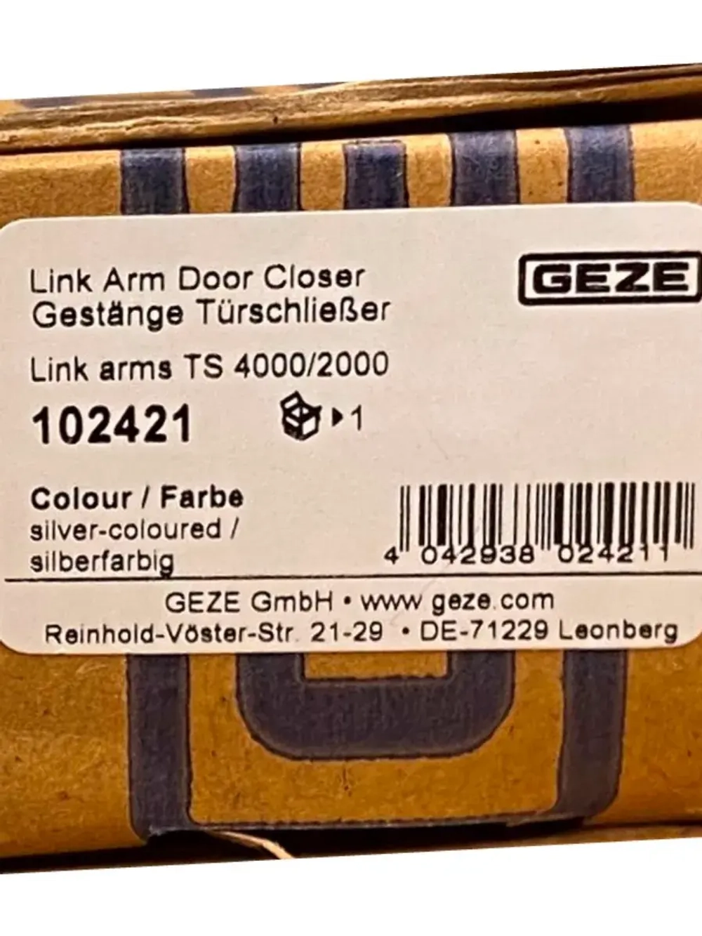 Рычаг для доводчика Geze TS2000/4000