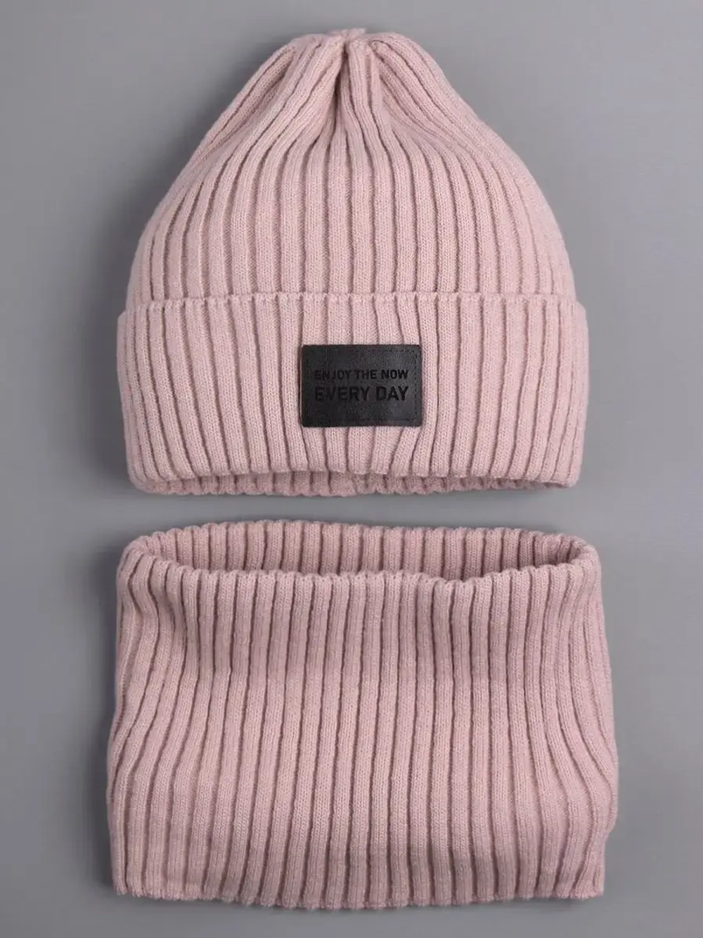 Шапка и снуд для девочки для осени