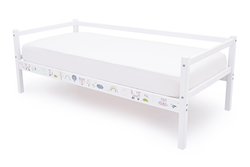 Детская кровать тахта Бельмарко Svogen белый лисята