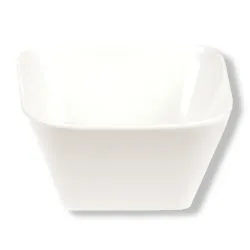 Салатник 800 мл 15*15 см h7,5 см квадратный белый фарфор P.L. Proff Cuisine [6]
