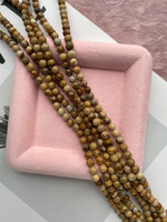 Нить бусин из яшмы 6,5мм, матовые