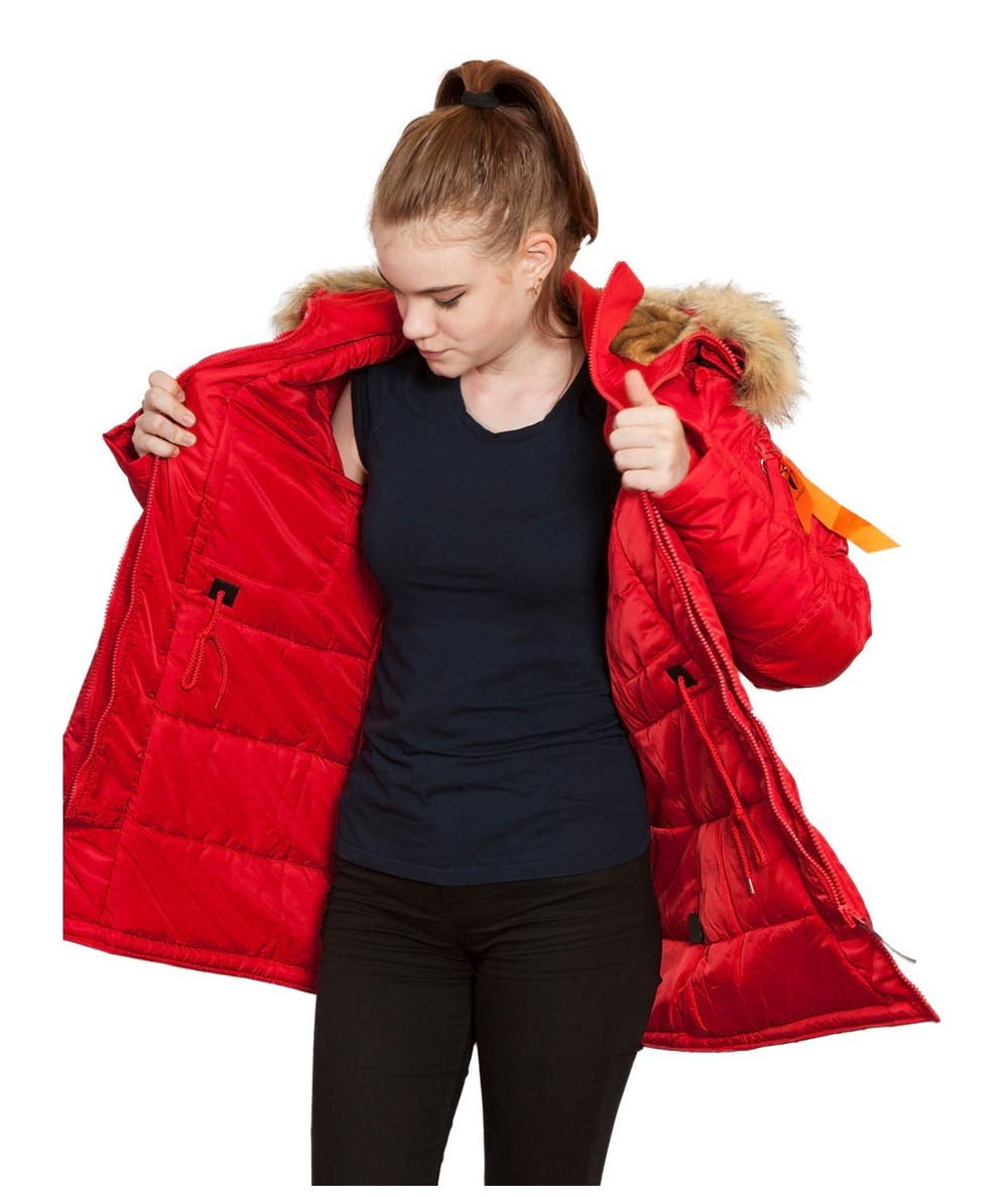 Куртка Аляска Женская - Apolloget Alaska Wmn 2020 (красная - flag red)