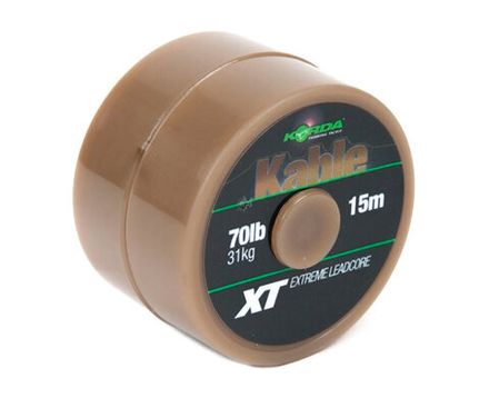 KORDA Лидкор Kable XT Extreme Leadcore 15м 70lb Green