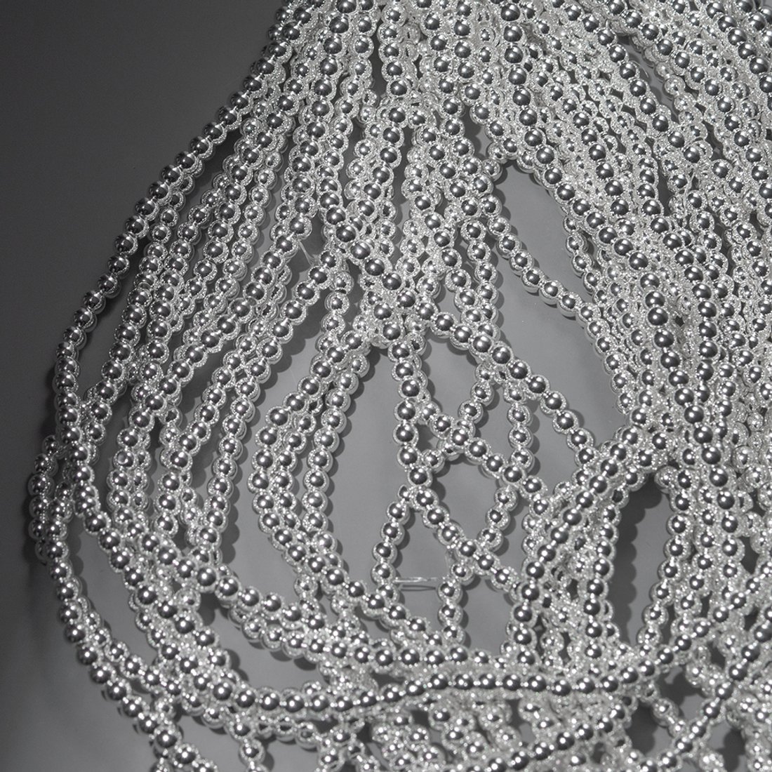 Гематин (гематит), оттенок "Серебристый", шар (разделитель) 4,2мм