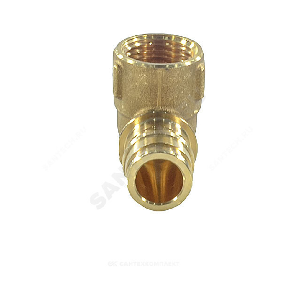 Угольник для PE-X труб радиальный латунь Дн 16х1/2" ВР GX129 Giacomini GX129Y033