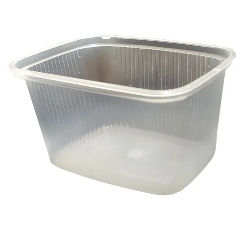 Контейнер 300мл. 108*82мм. (Интерпак) с крышкой 1000шт/кор