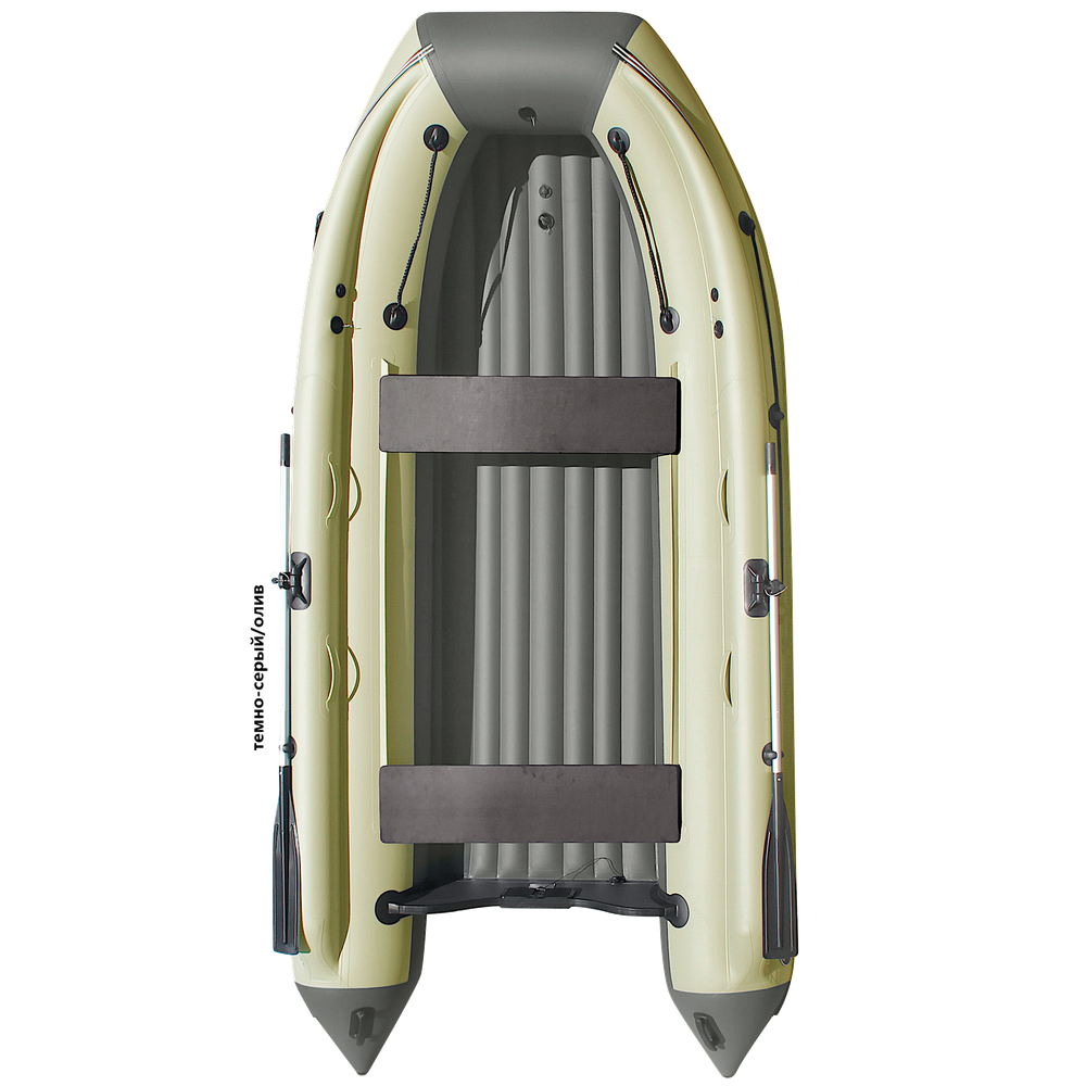 Лодка ПВХ Angler Reef Тритон 390FiНД с интегрированным фальшбортом -