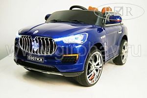 Детский электромобиль River Toys Maserati E007KX синий