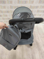 Коляска прогулочная Baballo Future 2024 серая (чёрная рама)