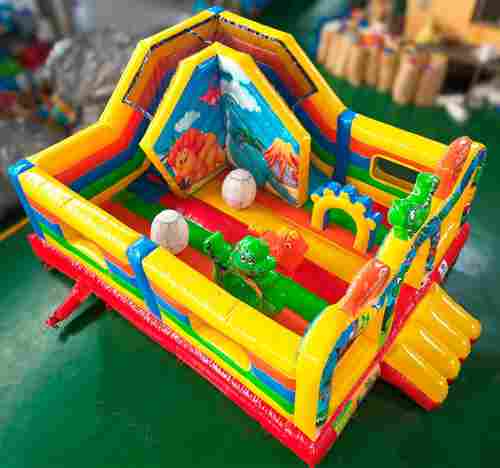 Коммерческий надувной батут «Динопарк 2», 6*5*2,9 м