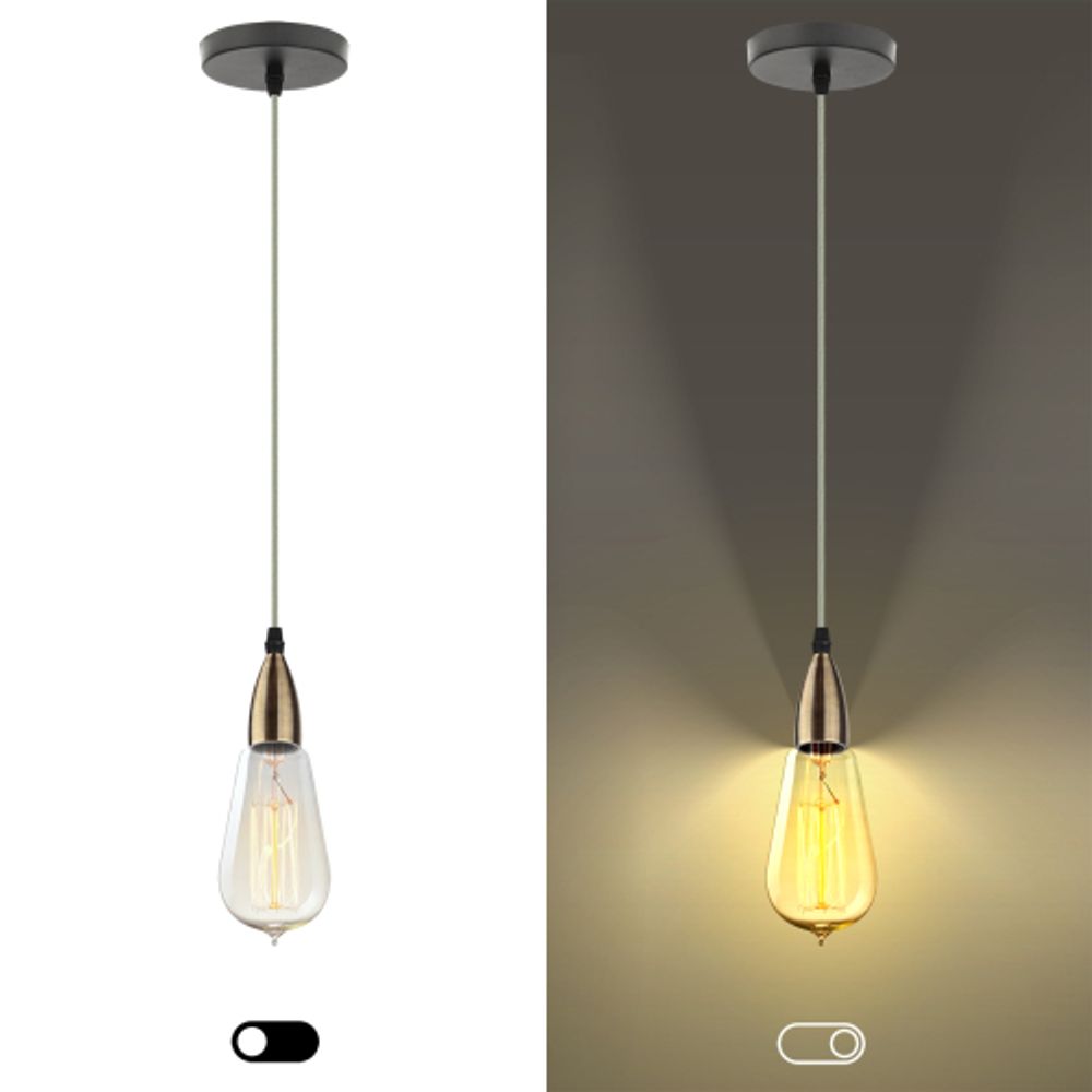 Светильник подвесной ЭРА PL13 E27 - 7 BR под лампу E27 бронза