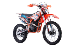 Кроссовый мотоцикл PROMAX INFERNO 380 (4 valves, 5 gears) оранжево - черный-голубой