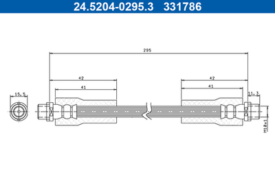ATE - 24520402953-ATE - Brake Hose