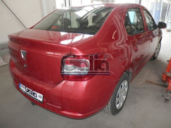 Фаркоп оцинкованный Galia D043C для Renault Logan II седан 2014-(паспорт и сертификат в комплекте)(без электрики)