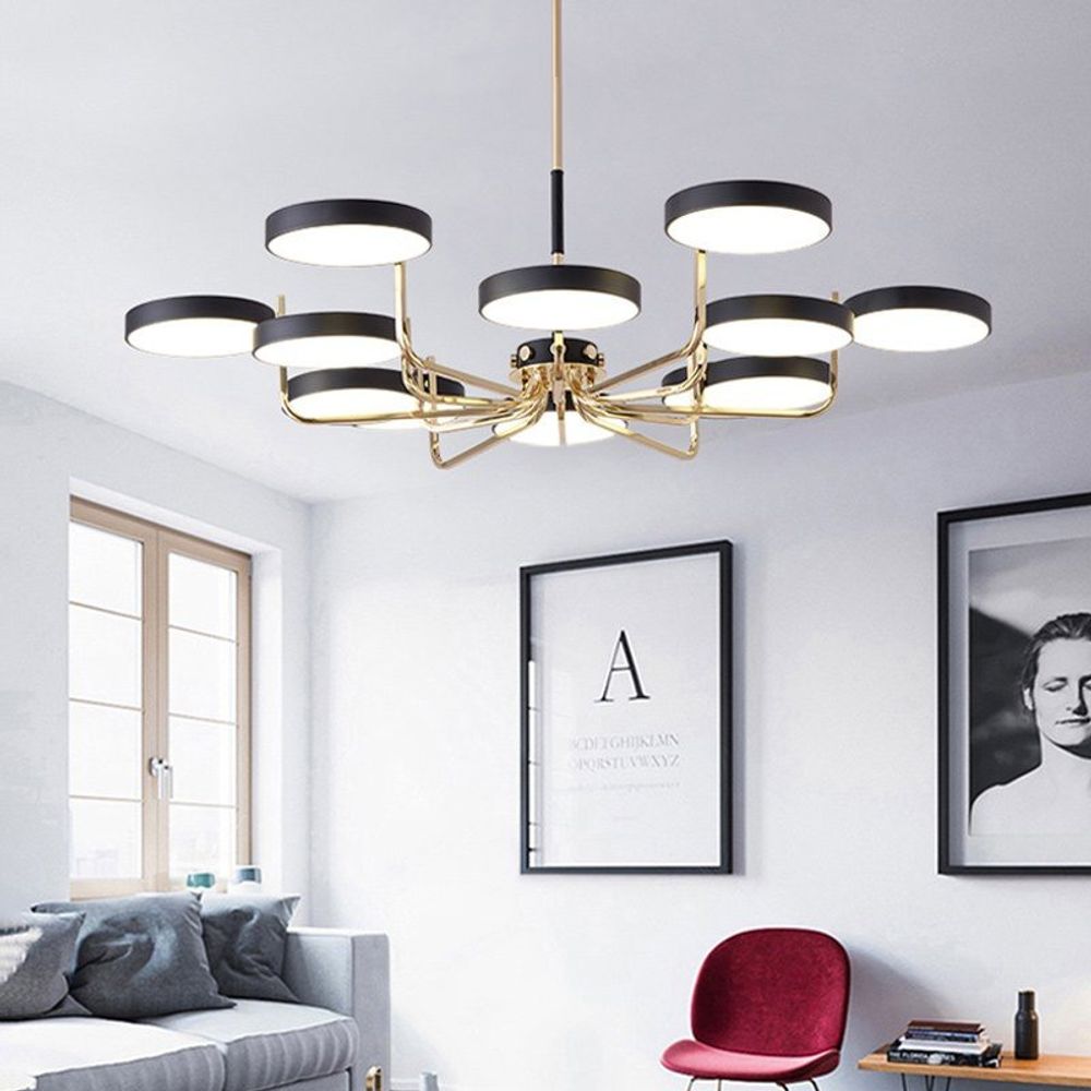 Люстра на штанге TAVIS D78 Gray