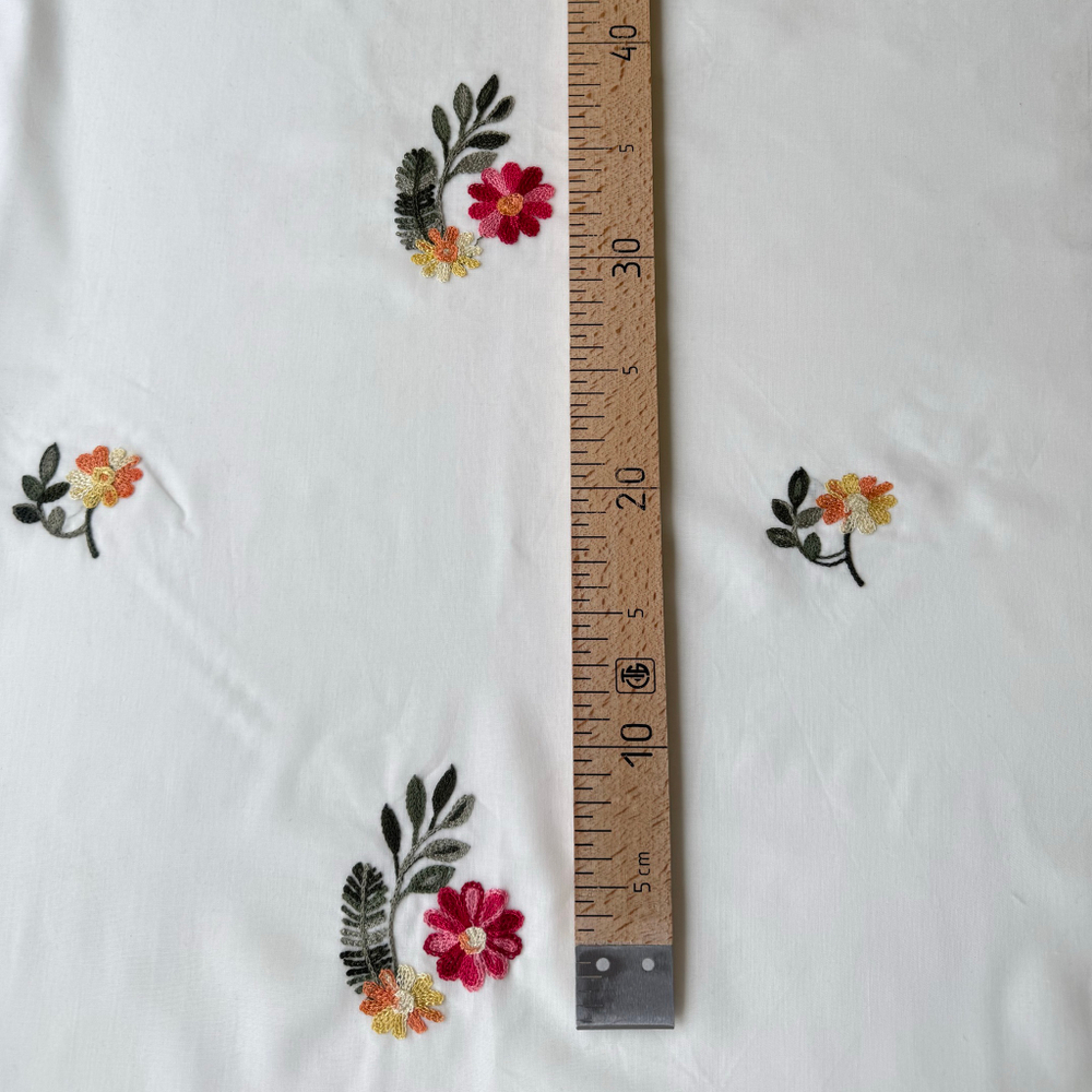 Вышивка с цветами